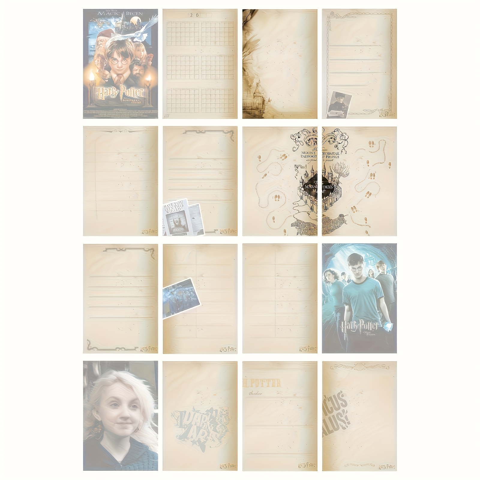 Bloc-Notes 300 Pages – 4 Maisons Hogwarts – Image 7