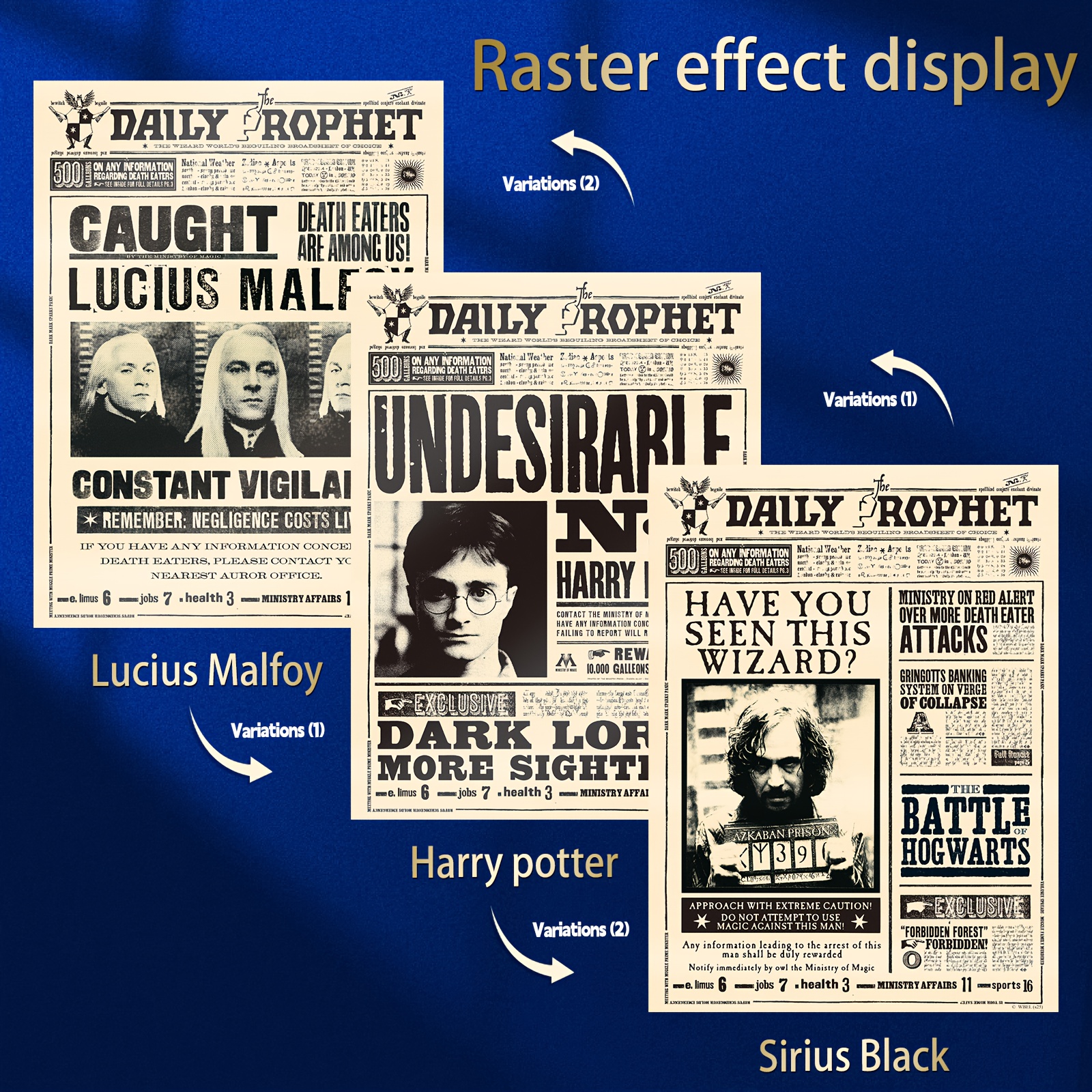 Affiche Daily Prophet Harry Potter 2D – Image 5