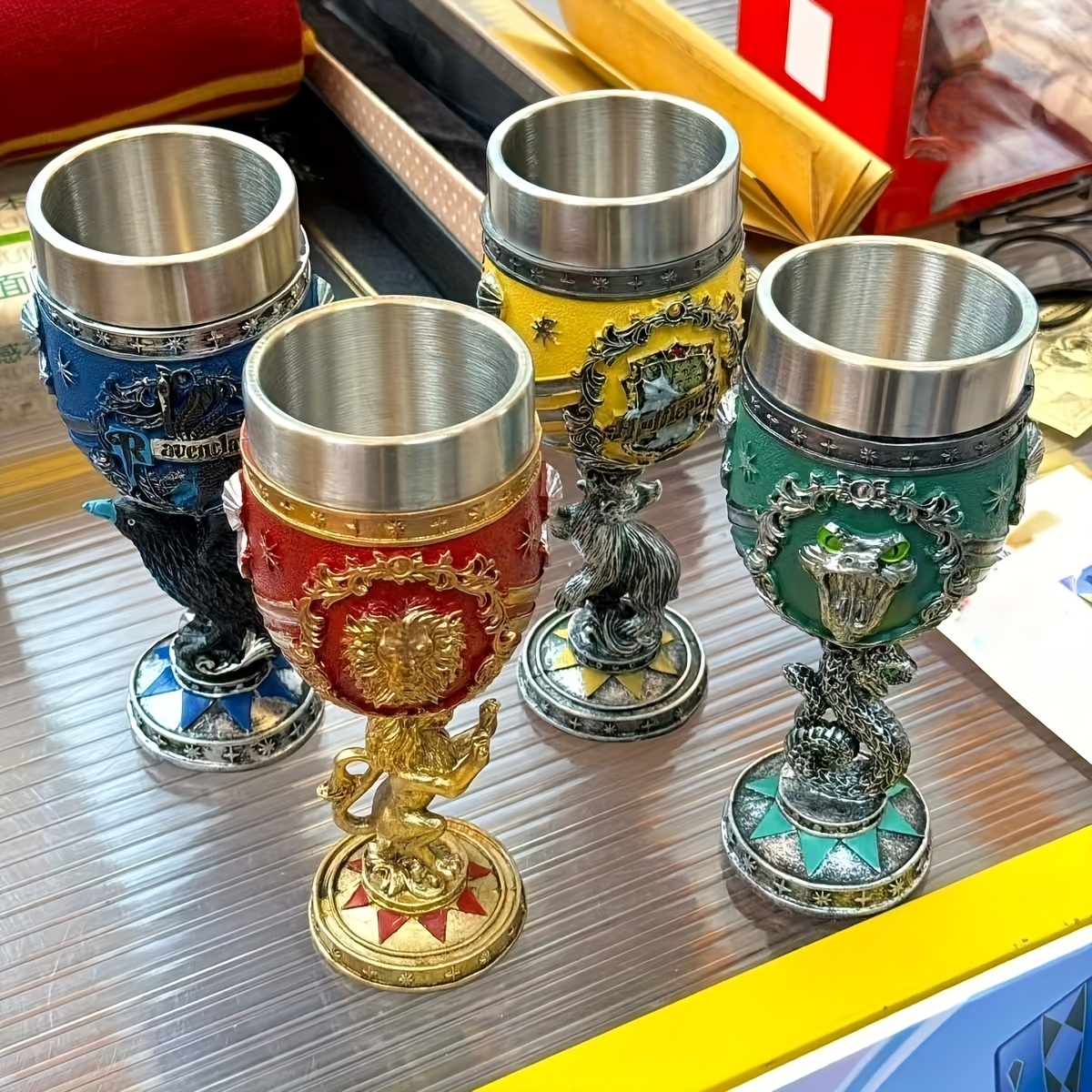 Gobelet Harry Potter Inox – Coupe Médiévale Maisons Poudlard – Image 2