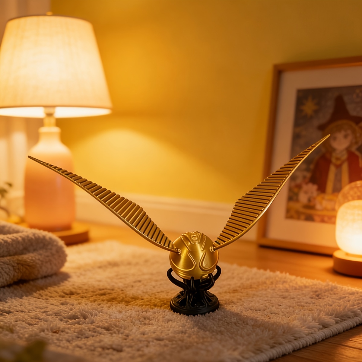 Statue Vif d’Or Harry Potter – Décoration Quidditch Luxe | Objet Collector