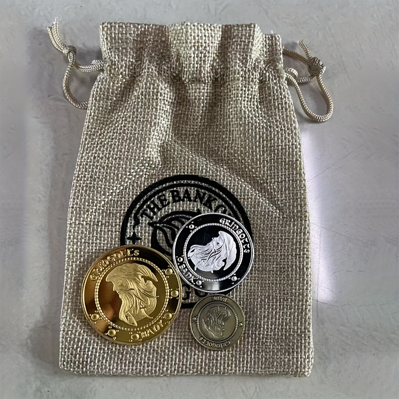 Lot 3 Pièces Gringotts Harry Potter – Monnaie Magique Sorcier