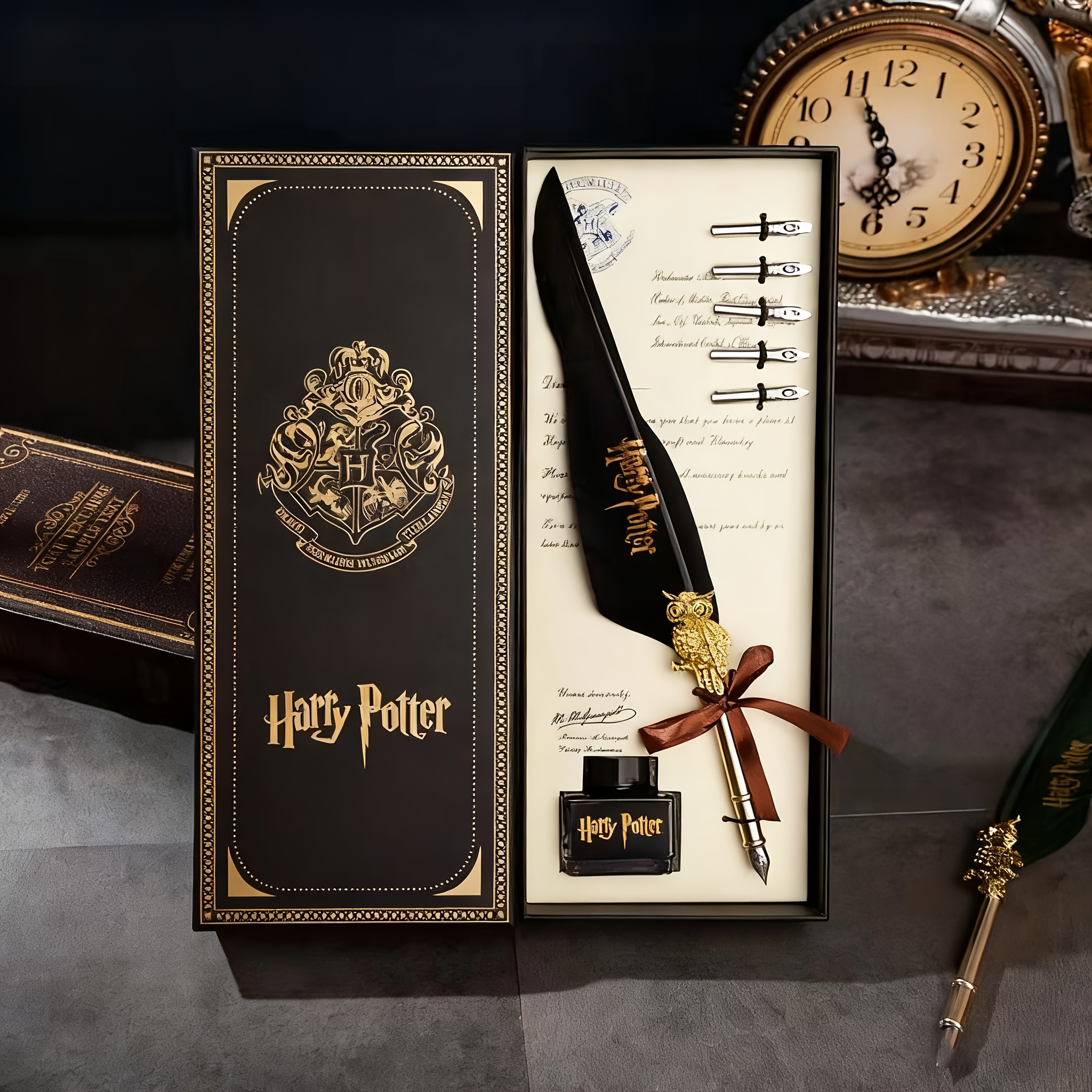 Ensemble Stylos Plume Harry Potter